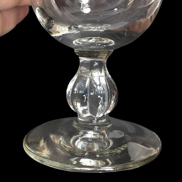 Libbey Moonmist #3003 Platinum Stripe 6 Vintage Liquor Cocktail Cordial Glasses - Picture 3 of 6